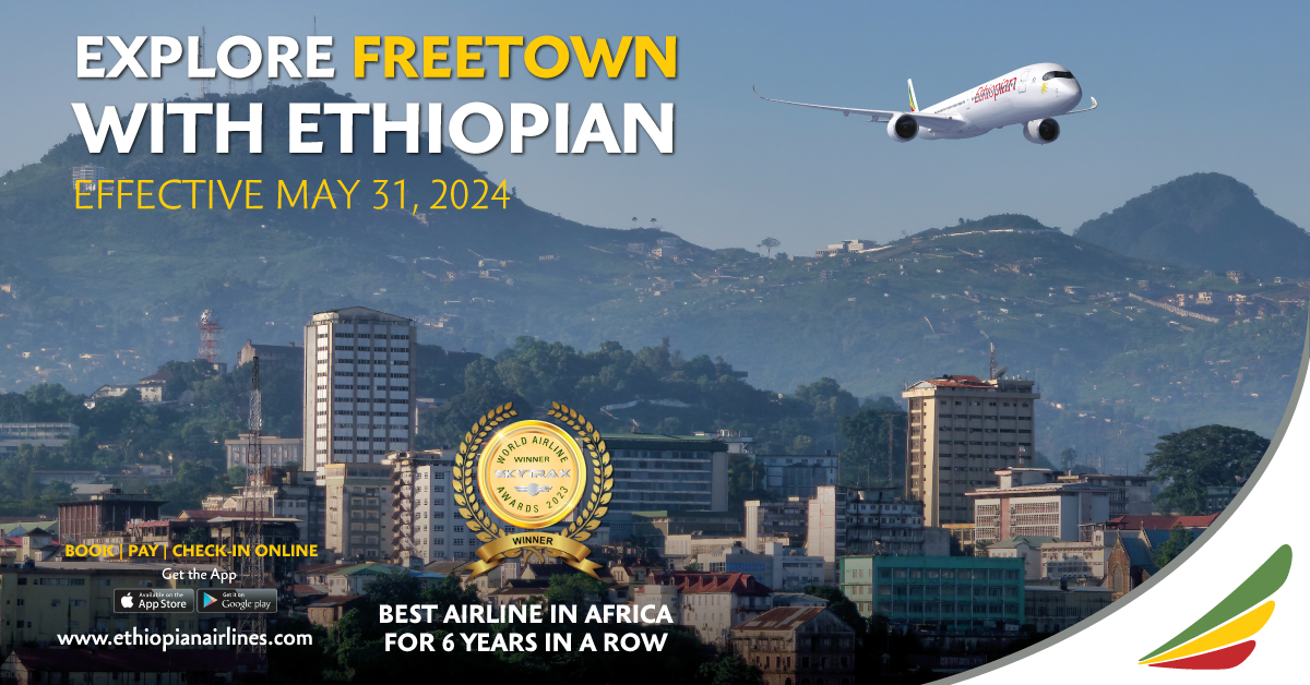 Ethiopian Airlines to launch Ouagadougou-Freetown route