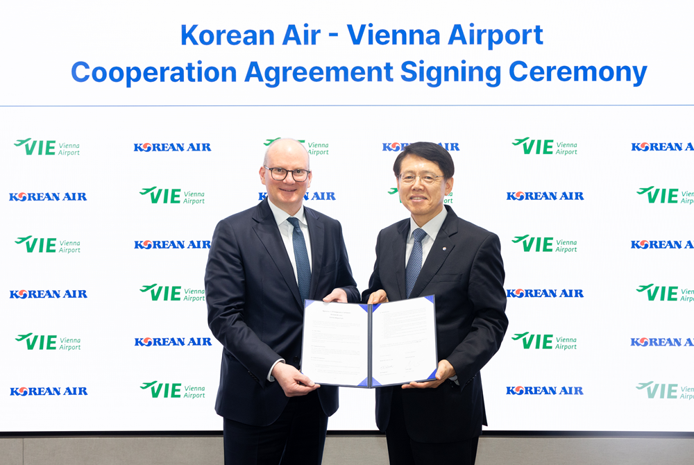 Korean Air strengthens cargo partnership with Vienna International Airport