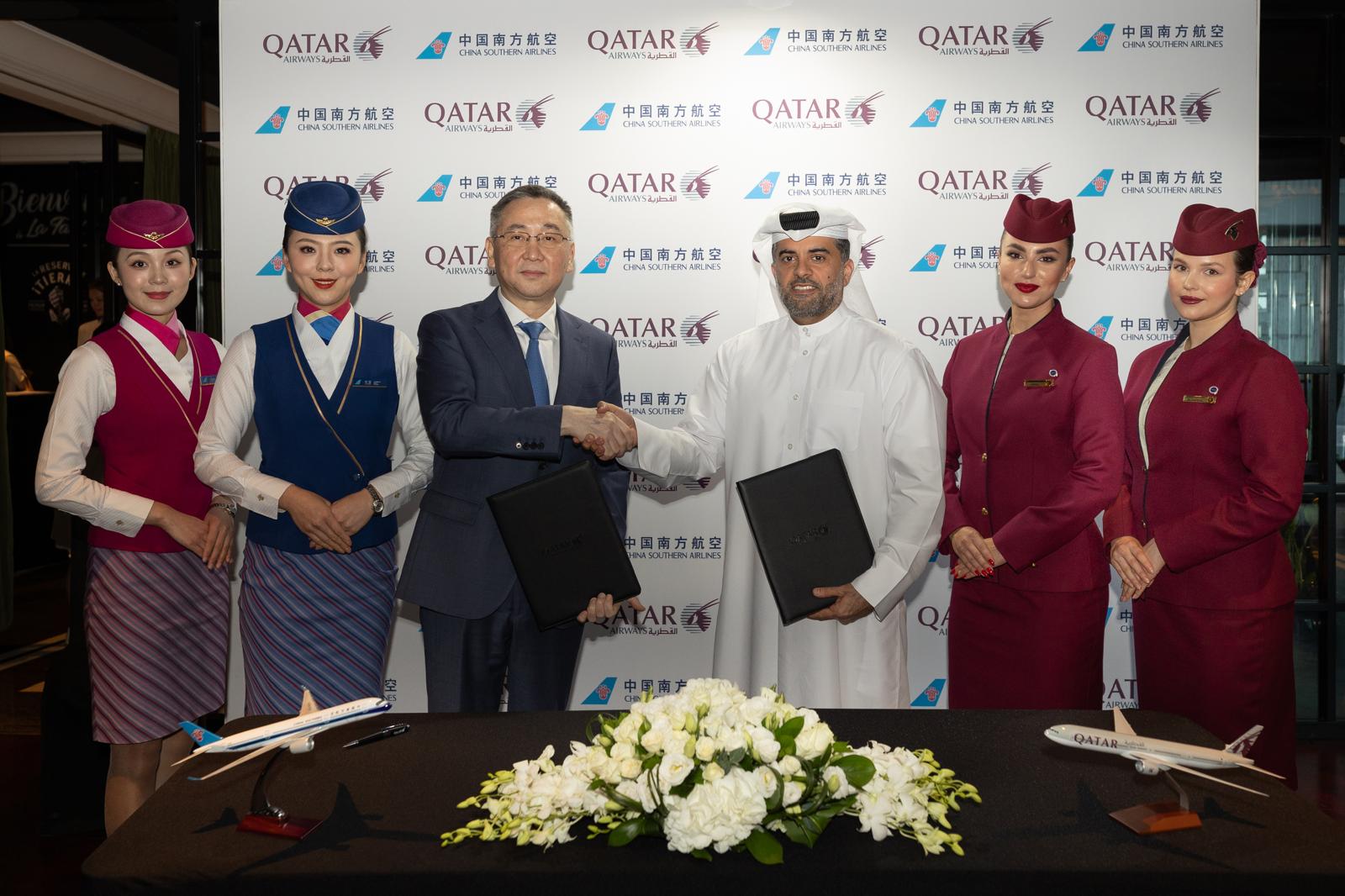 Qatar Airways inks MoUs with China Southern Airlines, United Nations