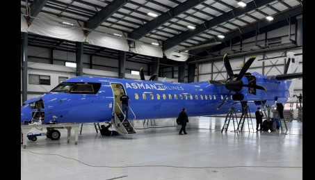 Jetcraft Commercial delivers Dash 8-400 to Asman Airlines