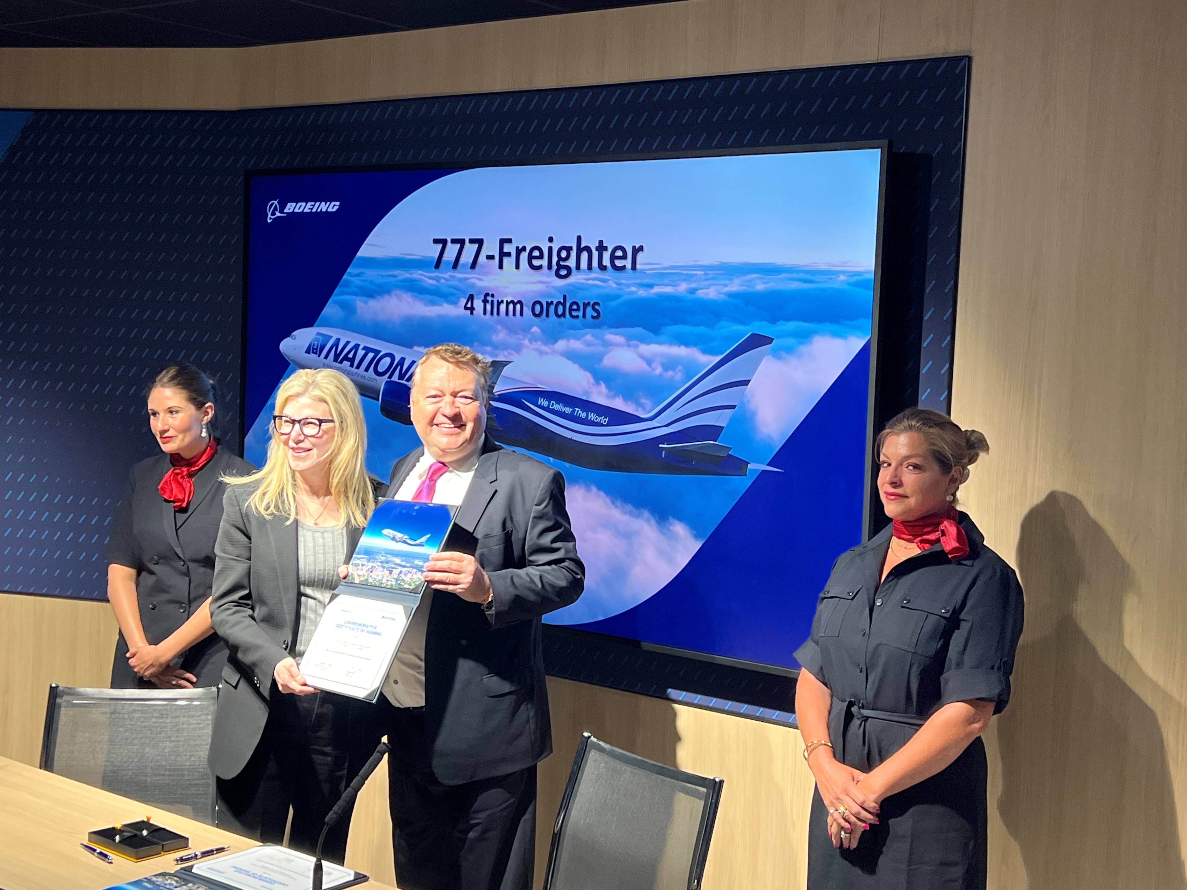 National Airlines' cargo division orders four 777-200 freighters