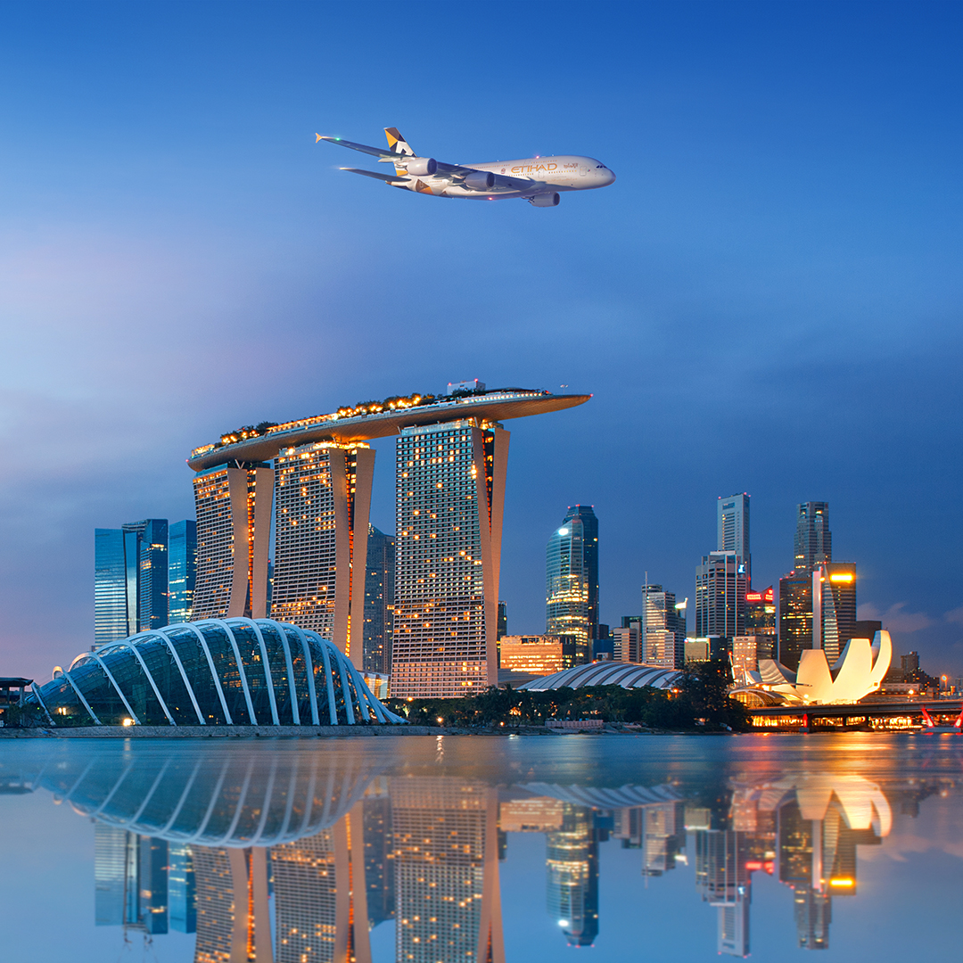 Etihad launches flights to Singapore on A380 aircraft  