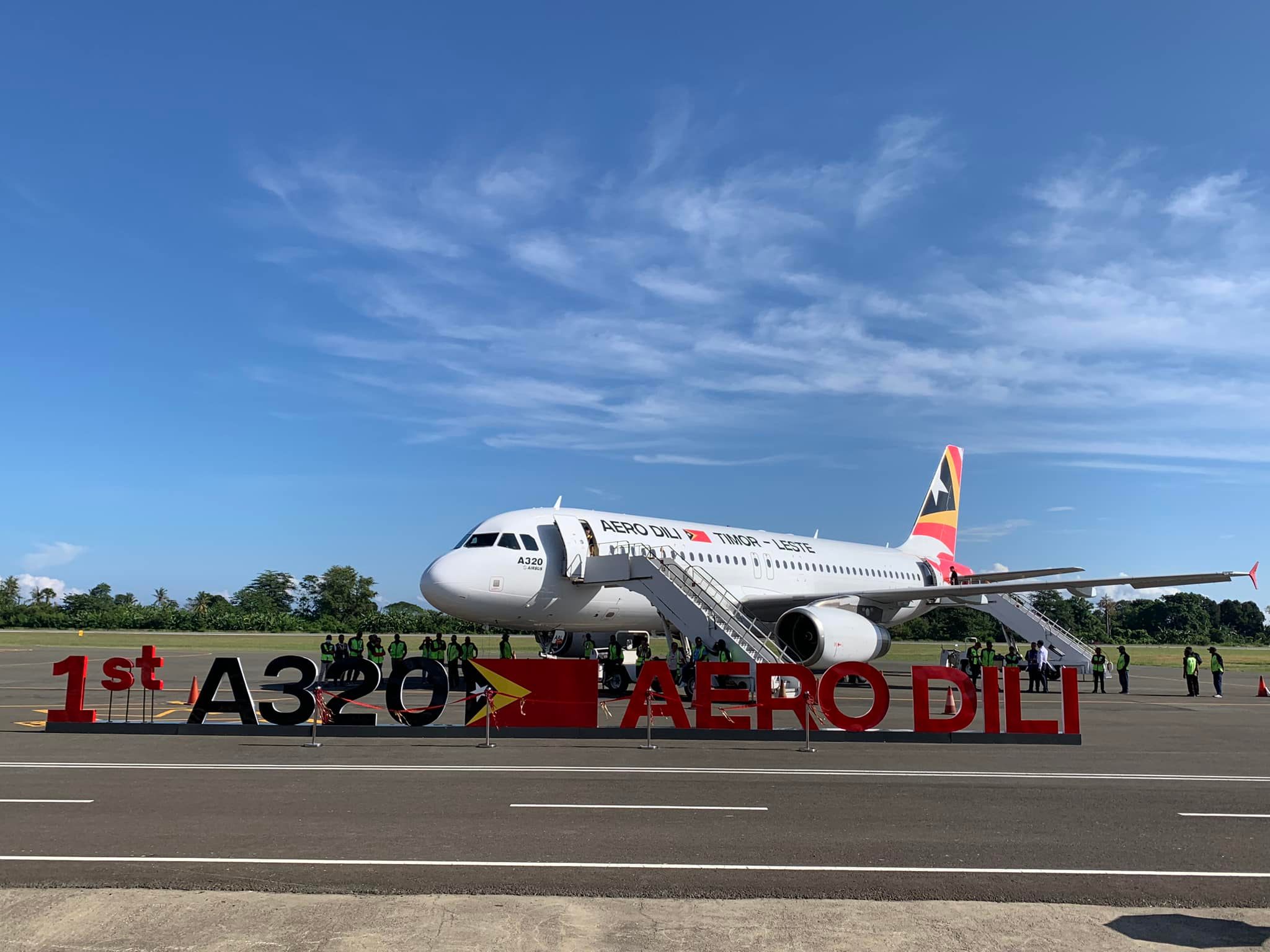 Aero Dili receives its first A320 on lease from DAE Capital