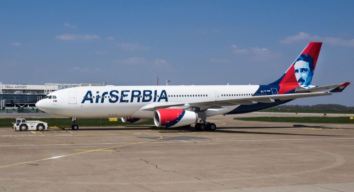 Serbian PM waves off flag carrier's first China flight in two decades