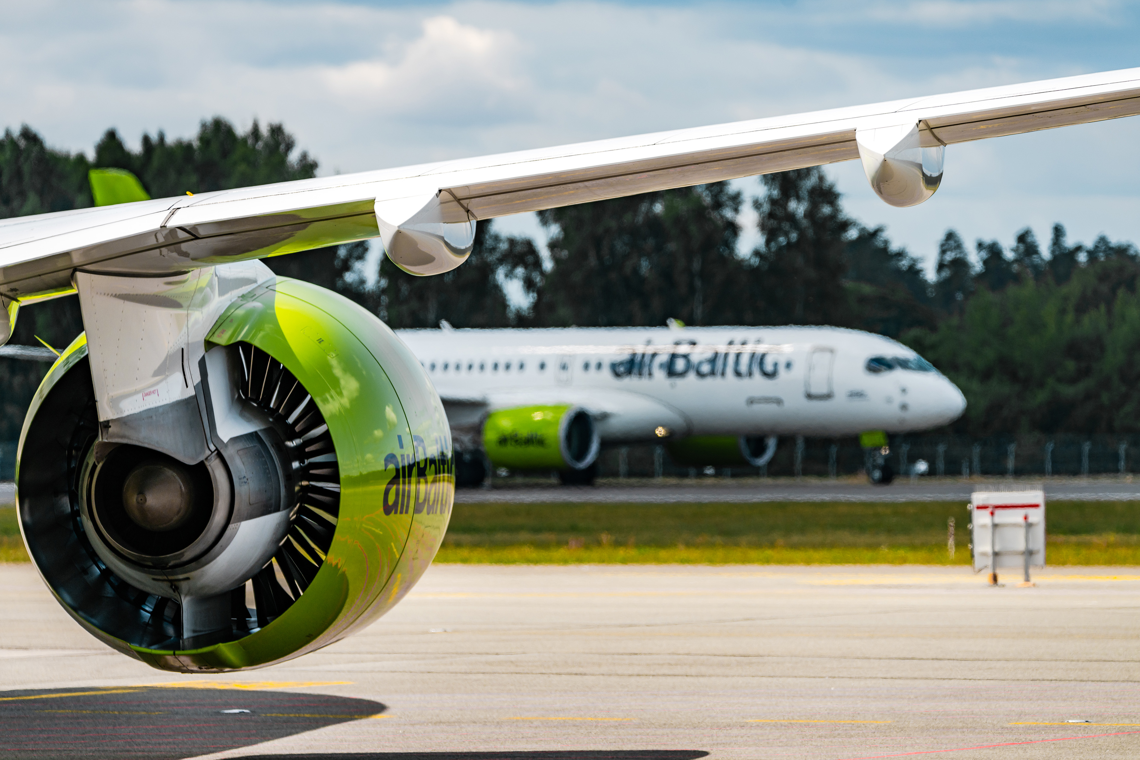 airBaltic passenger numbers, load factor dips in July