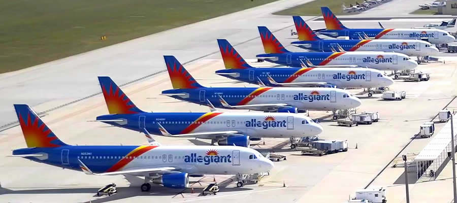 Allegiant receives $293 million under debt facilities