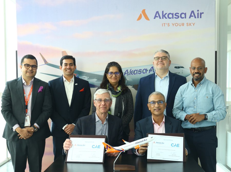 CAE and Akasa Air ink long-term 737 MAX training agreement