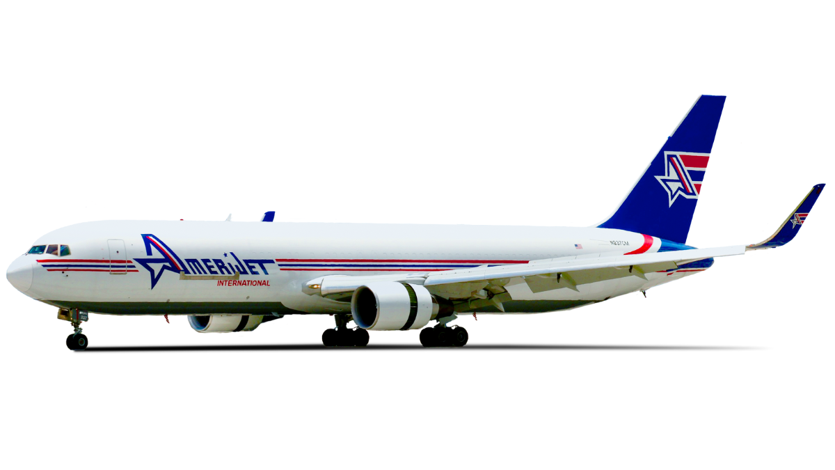 Airborne Capital delivers Boeing 767-300BCF on lease with Amerijet