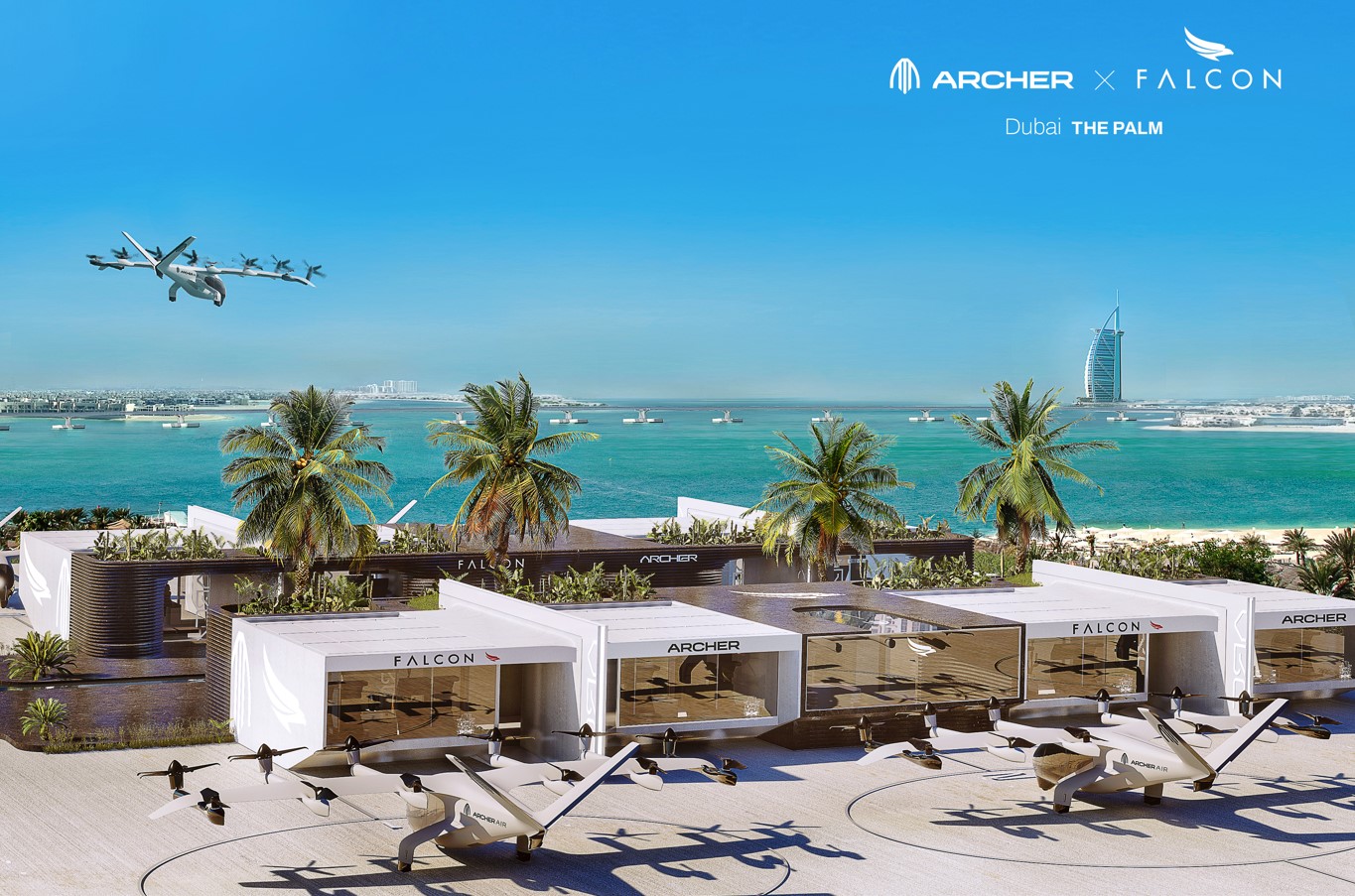 Archer and Falcon Aviation partner to develop UAE vertiport network