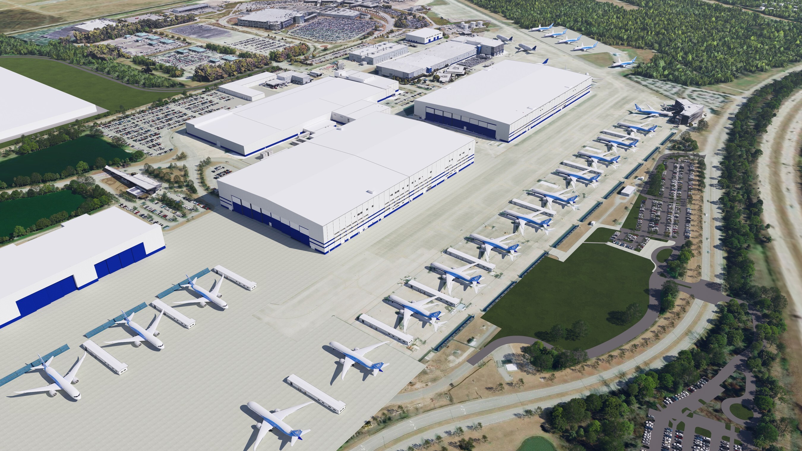 Boeing South Carolina breaks ground on 787 site expansion
