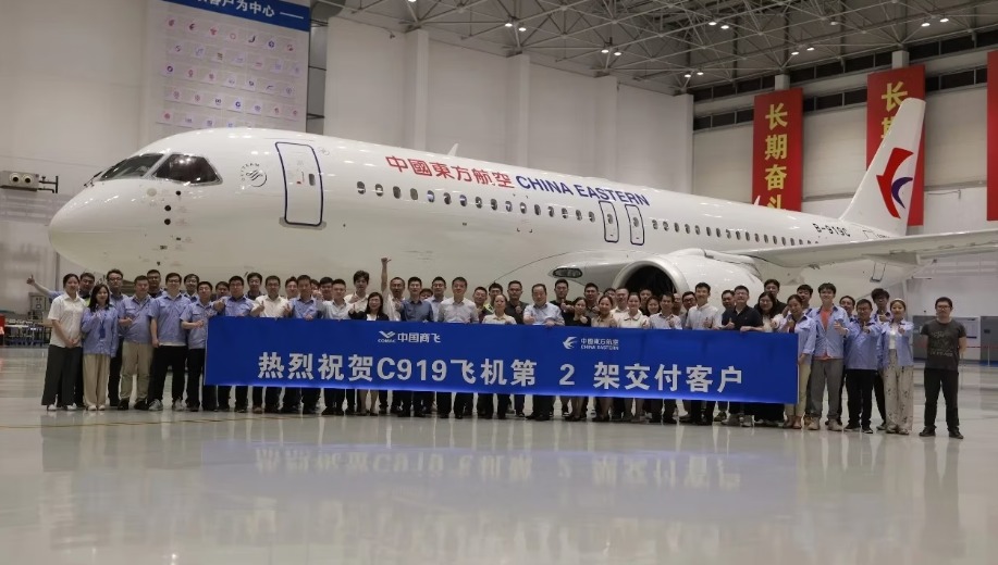 First C919 of 100 delivered to China Eastern Airlines