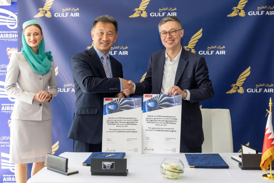 Gulf Air extends CFM LEAP-1A services agreement