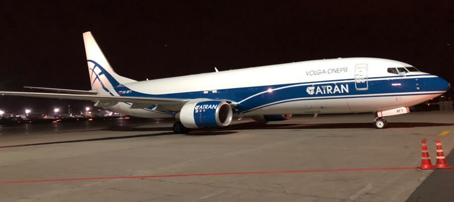 Russia's ATRAN takes delivery of second 737-800BCF aircraft