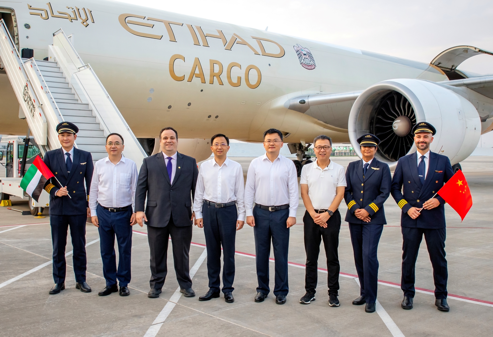 China’s Ezhou airport welcomes Etihad Cargo’s inaugural flight