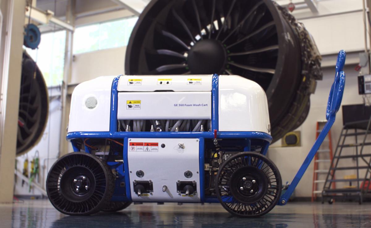 GE and RJ Partner to use GE’s 360 Foam Wash