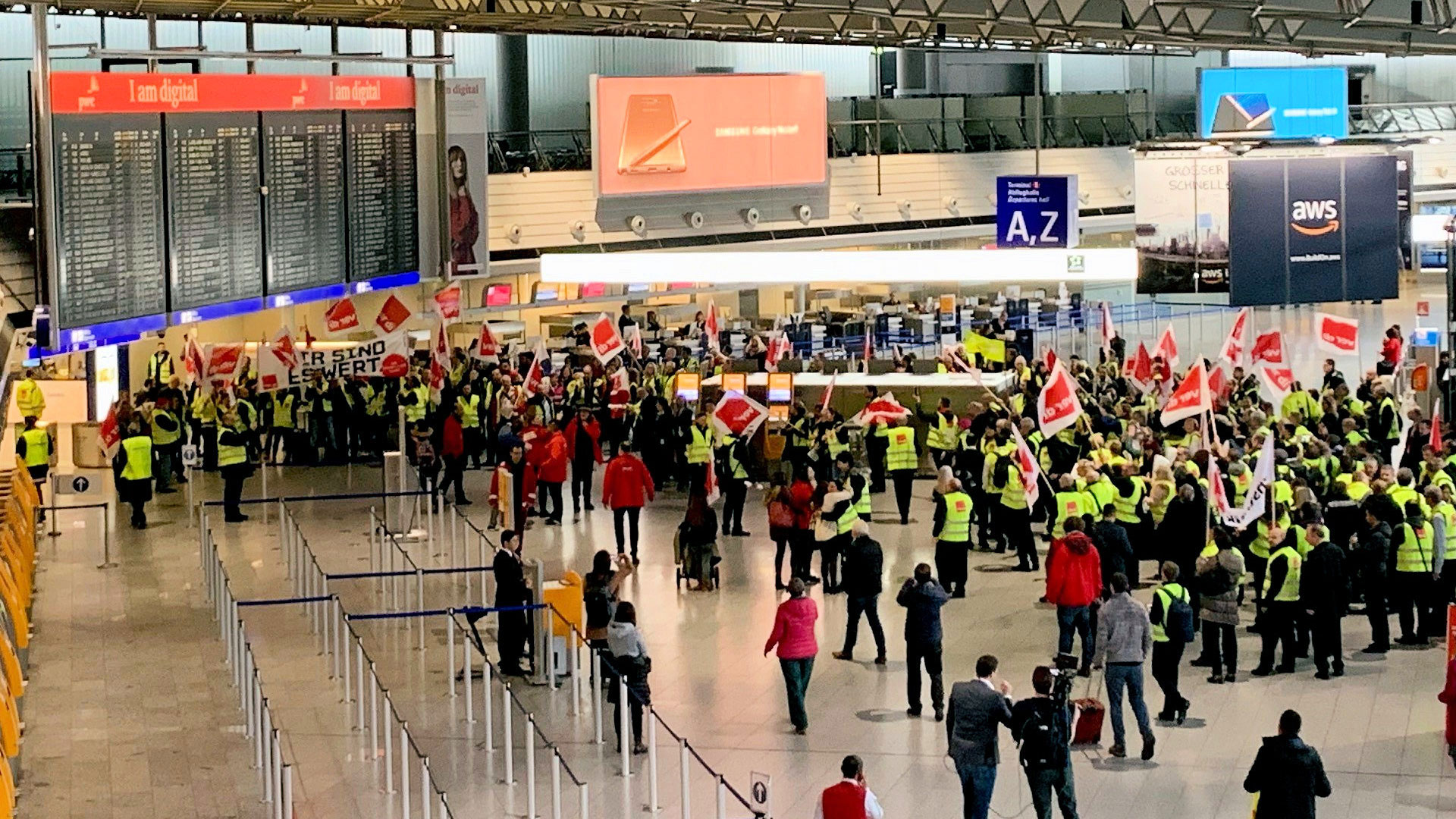 Verdi strikes at German Airports