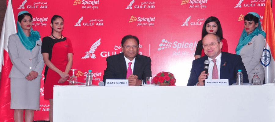 Gulf Air and SpiceJet sign MoU to explore greater cooperation