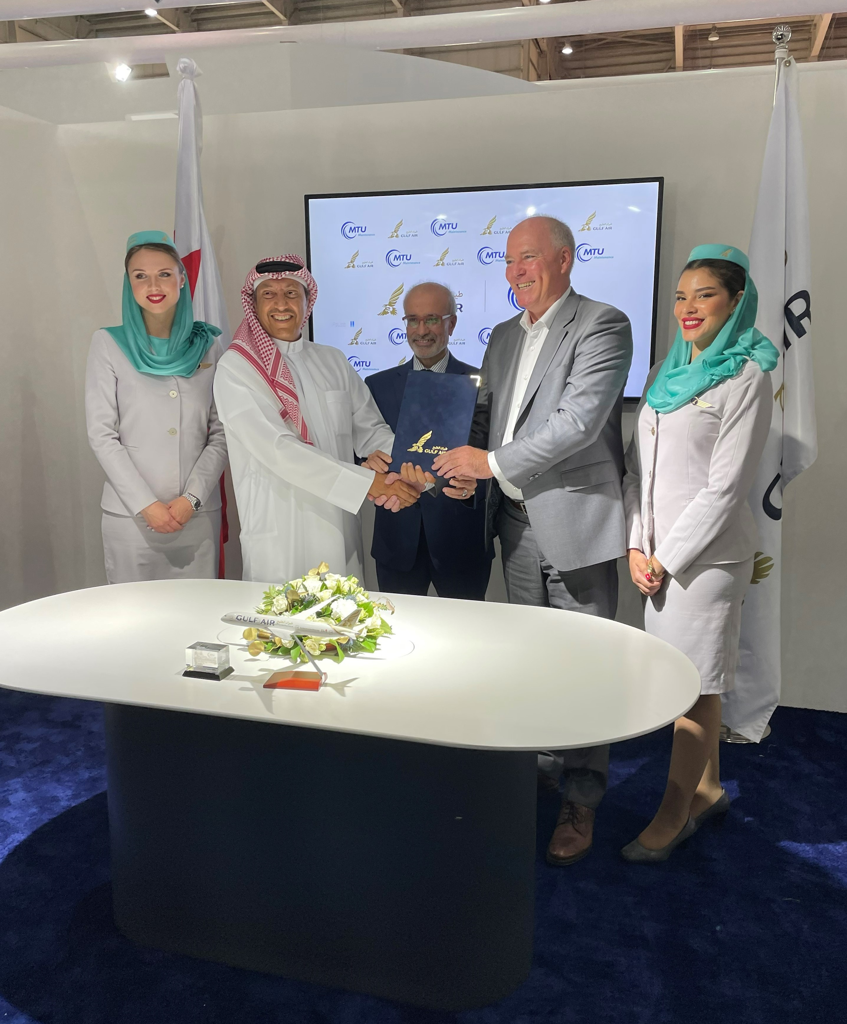 Gulf Air signs MTU Maintenance for MRO on its V2500 engines