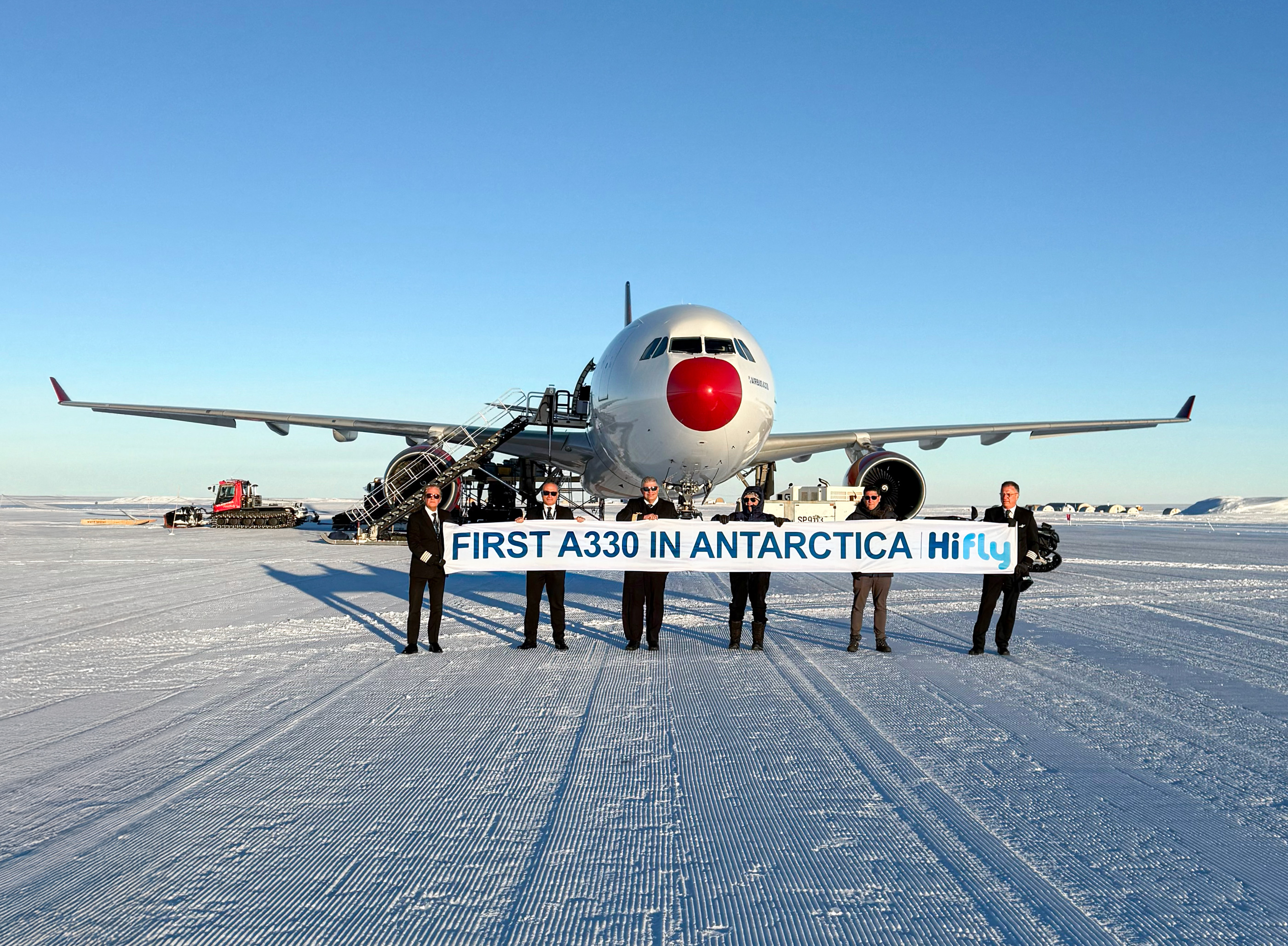 Antarctica welcomes its first-ever A330 landing, courtesy of Hi Fly
