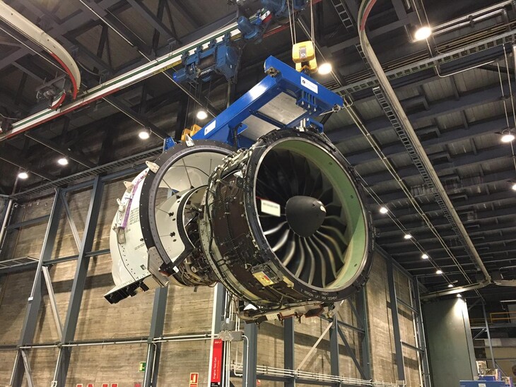 Iberia Maintenance "fully operational" for GTF engine overhaul