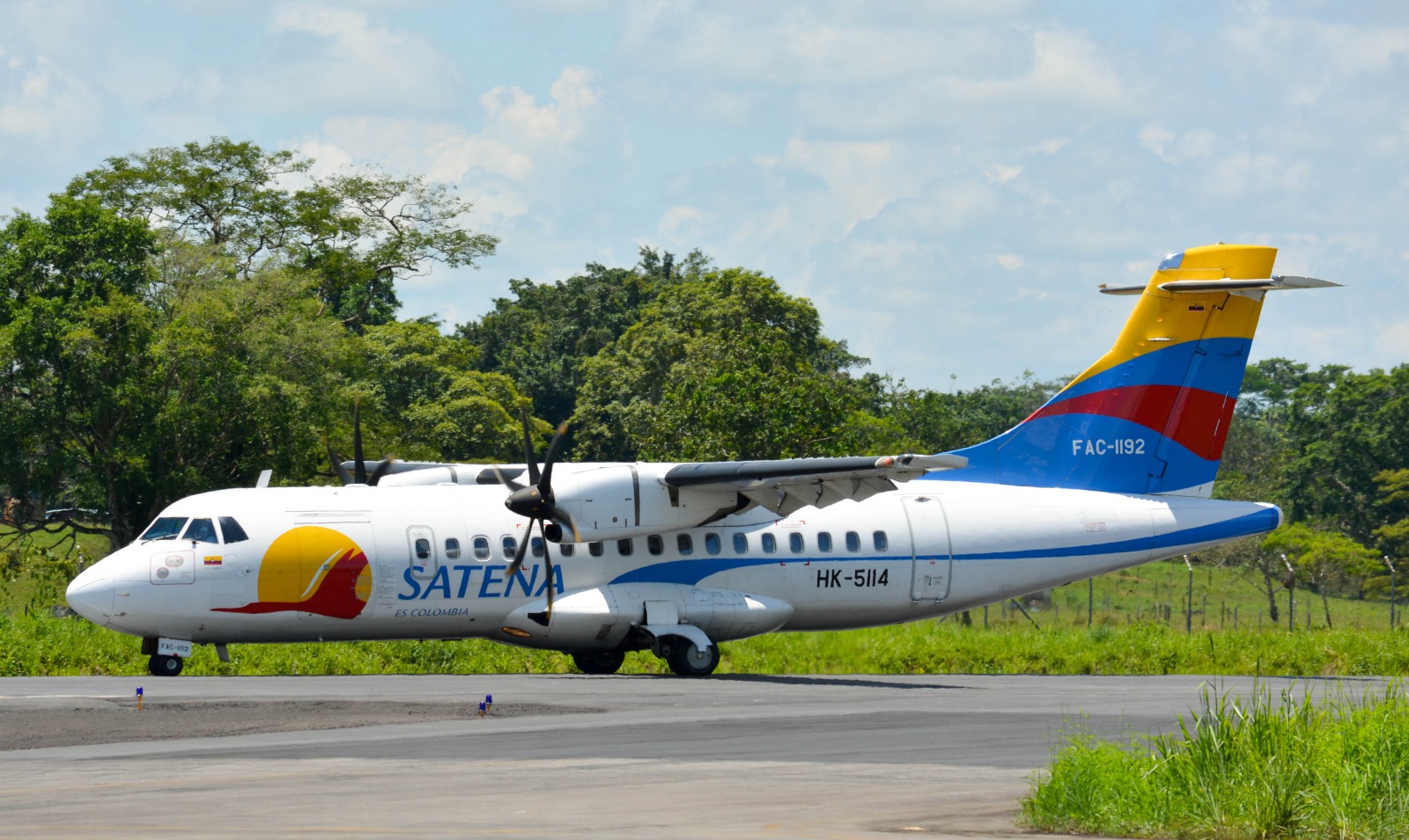 Colombian airline SATENA takes delivery of new ATR 42-600 aircraft