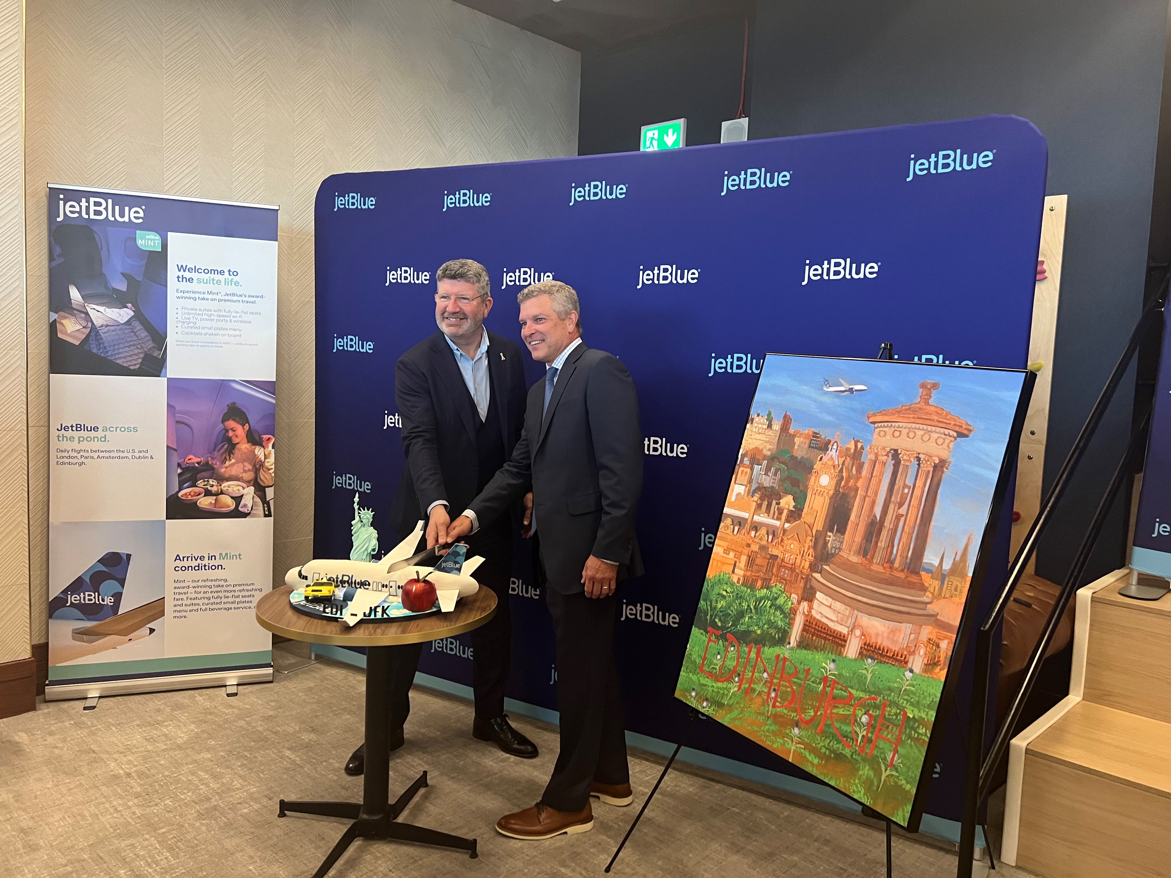 JetBlue expands into UK with new NYC-Edinburgh route, proposes codeshare with British Airways