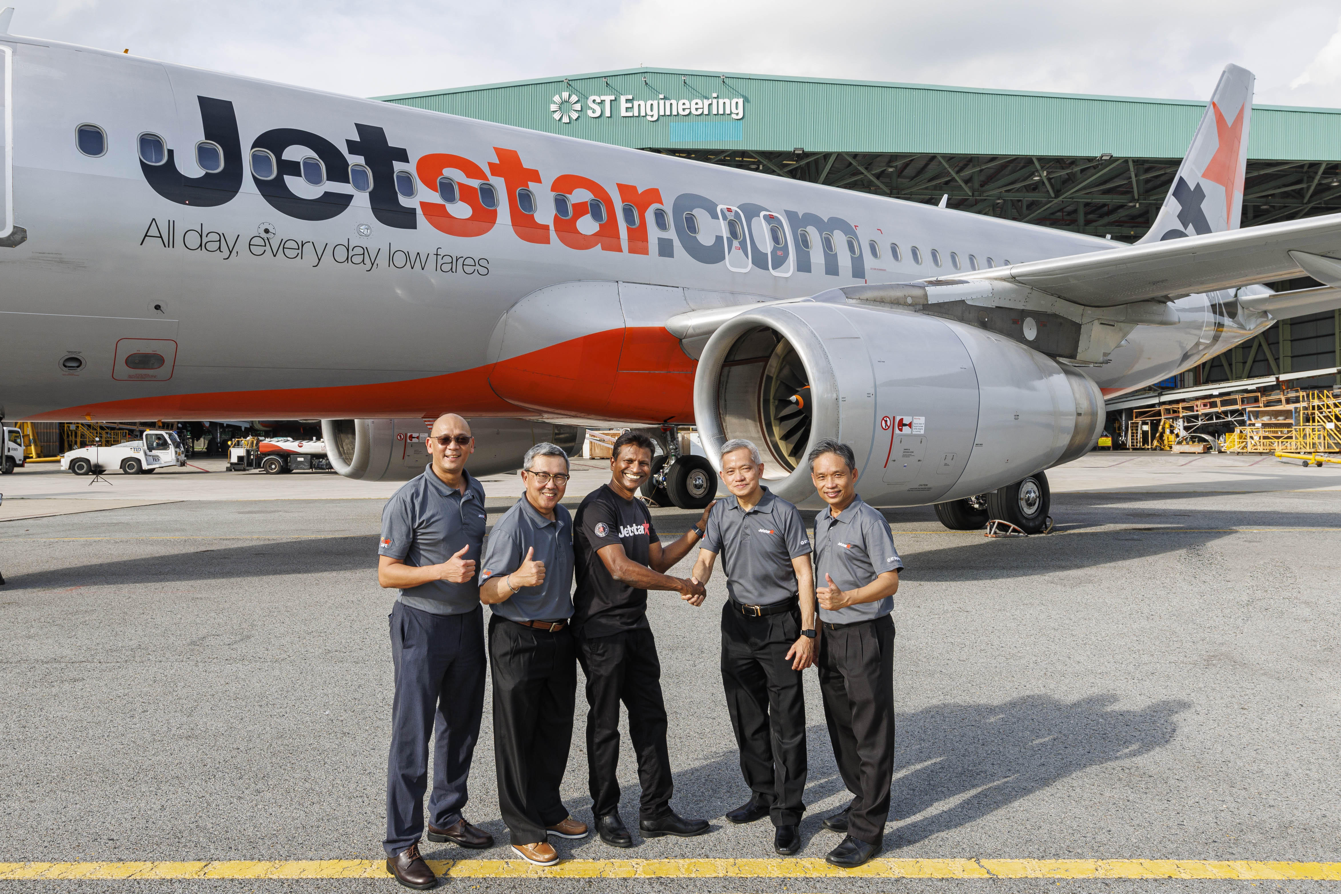 Jetstar expands partnership with ST Engineering for MRO services on A320 fleet