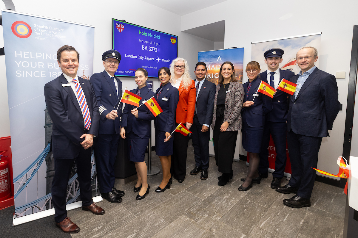 London City Airport welcomes return of services to Madrid
