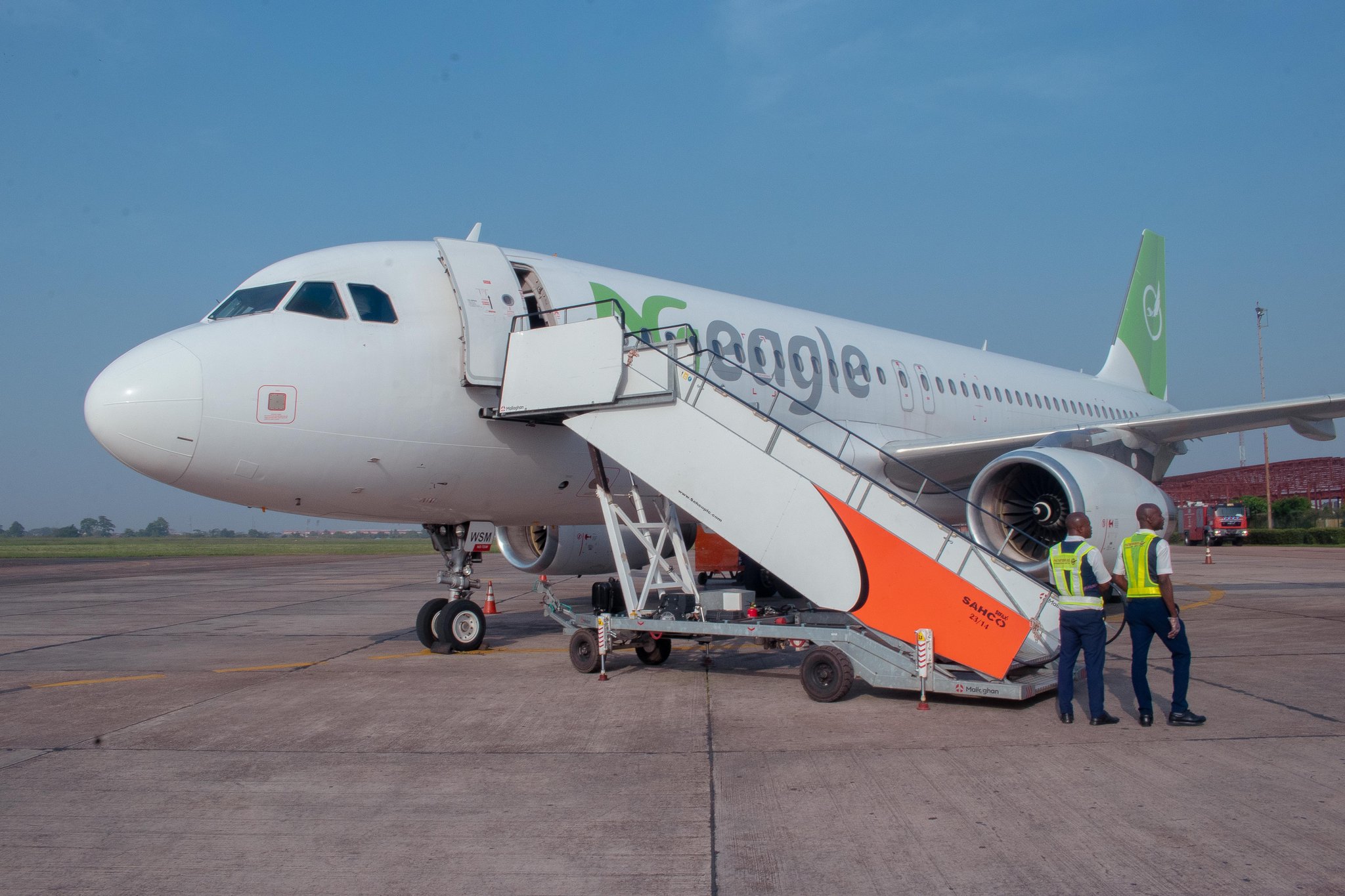 First flight for new Nigerian airline NG Eagle