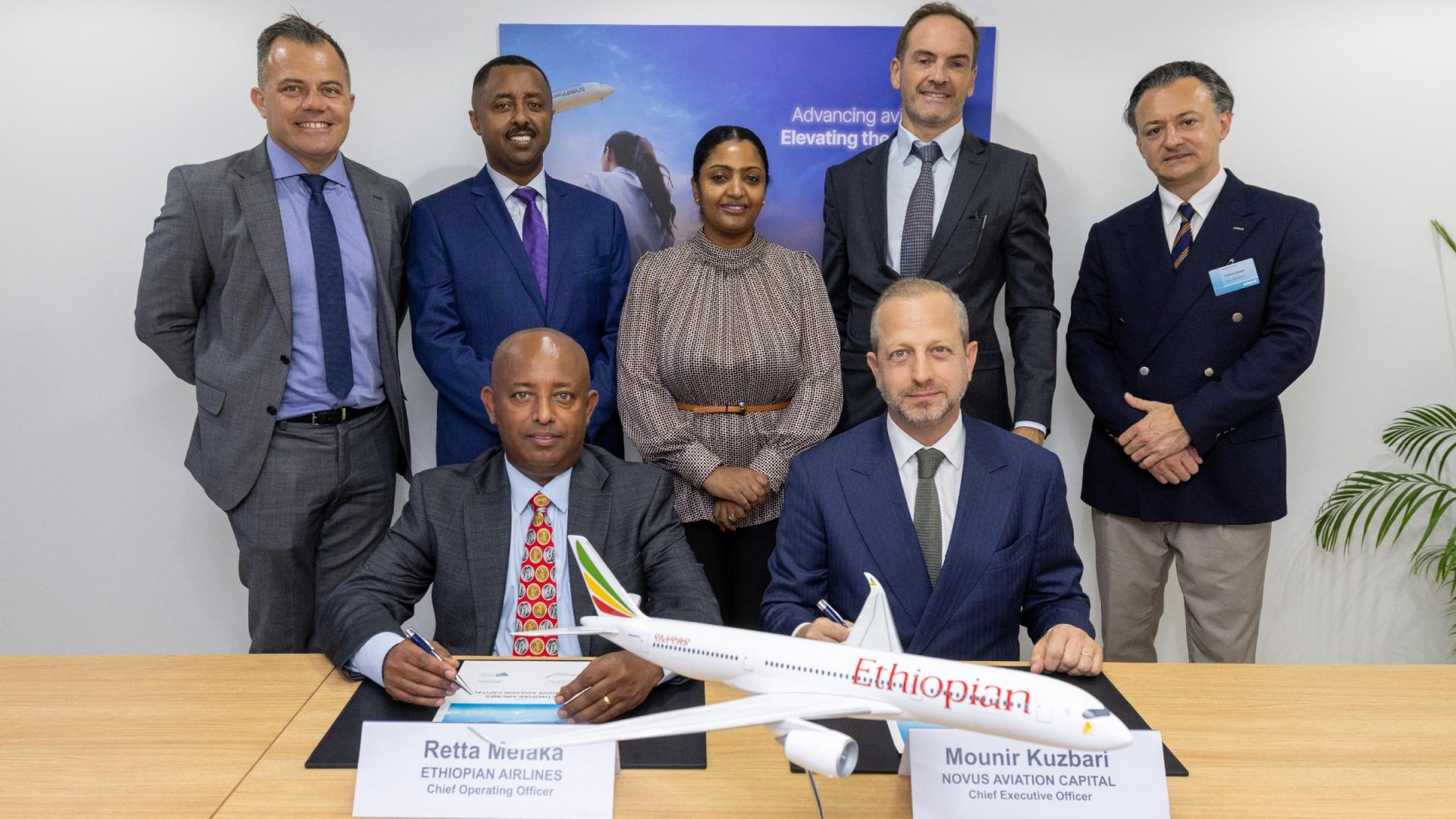 Novus Aviation Capital places two A350s with Ethiopian Airlines