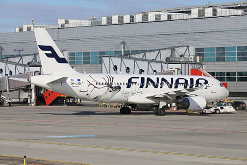 Finnair wet leases an A320 from DAT for the busy summer season