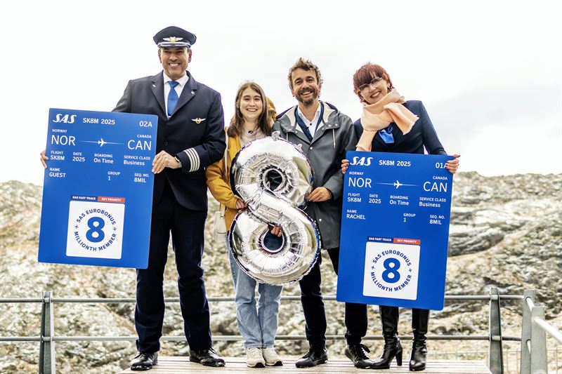 SAS' loyalty programme reaches 8 million members