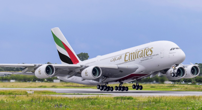 Emirates uses SAF from Amsterdam Schiphol Airport