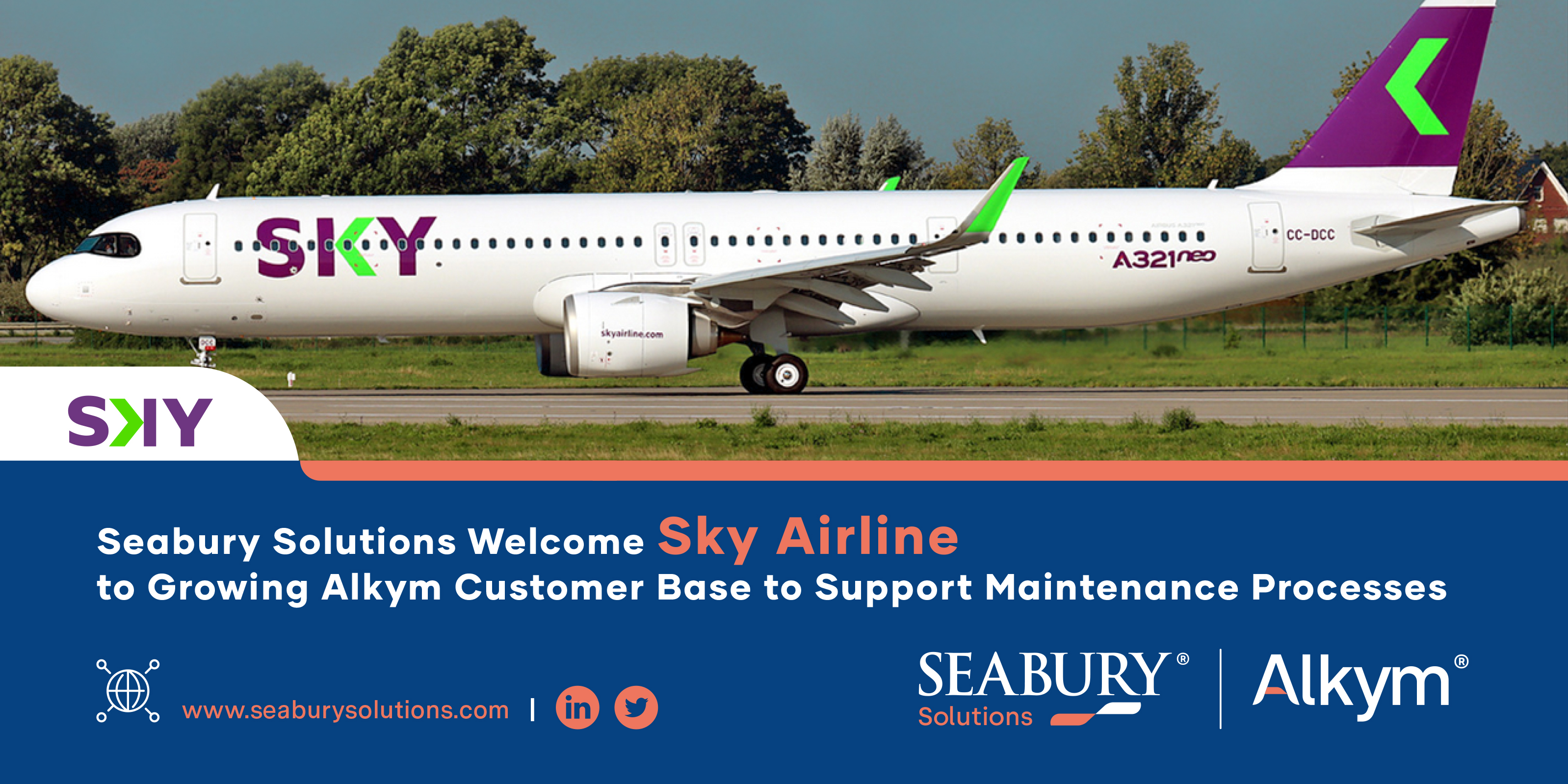 Sky Airline selects Seabury’s Alkym as aircraft maintenance management tool