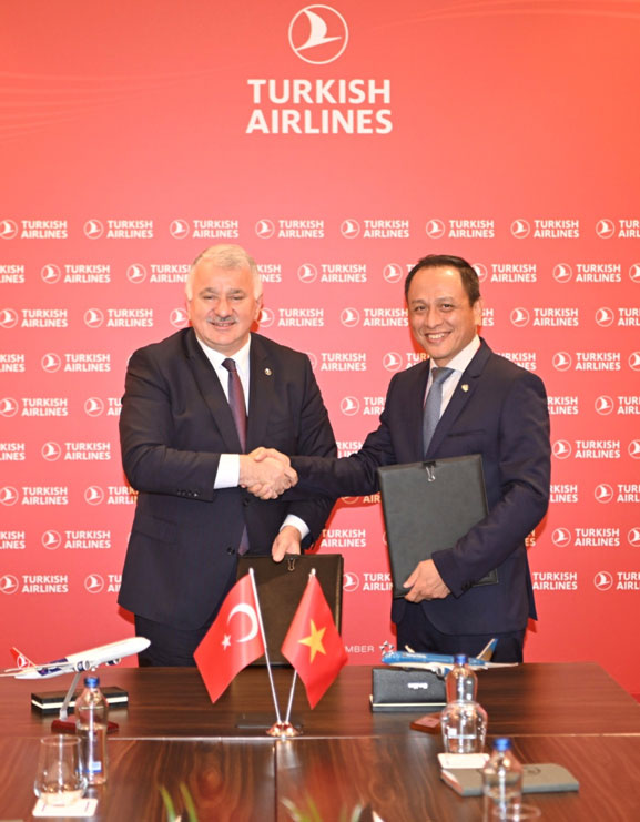 Vietnam Airlines sign codeshare with Turkish Airlines expanding flight options for passengers