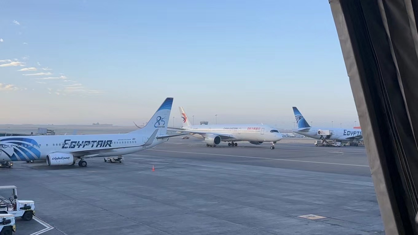 China Eastern Airlines launches direct route between Shanghai and Cairo