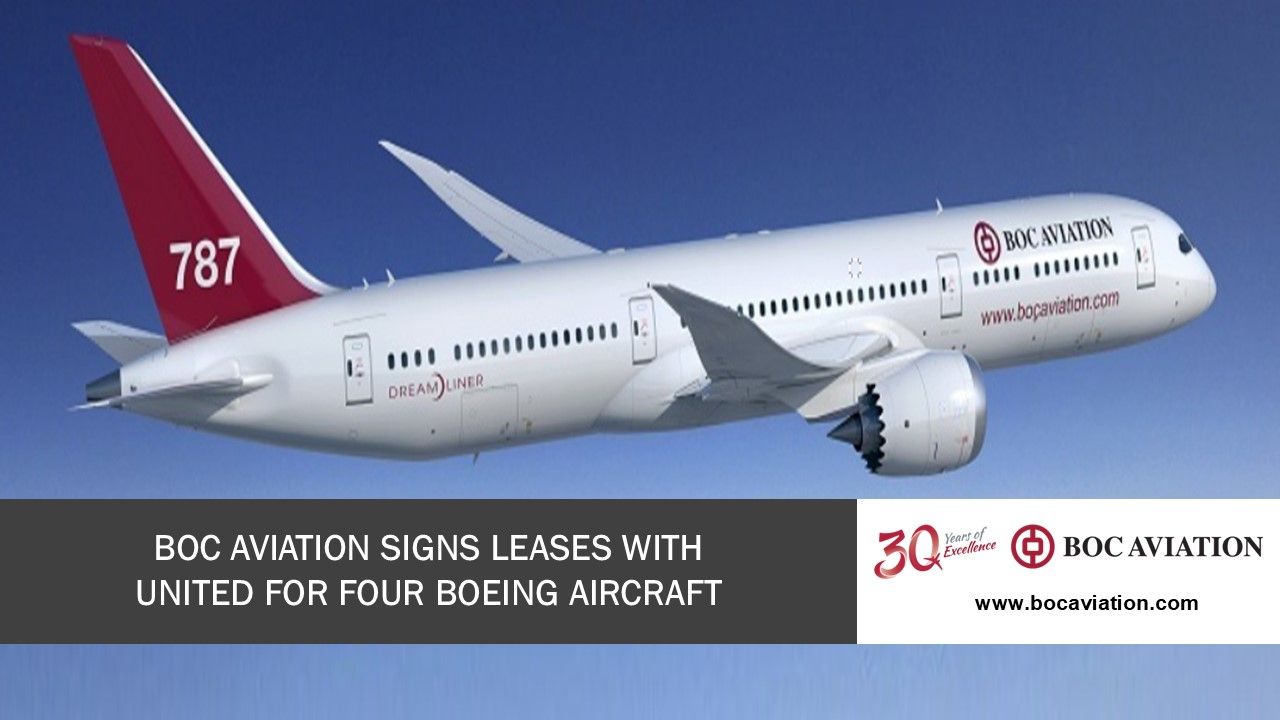 BOC Aviation inks lease agreement with United for four Boeing aircraft