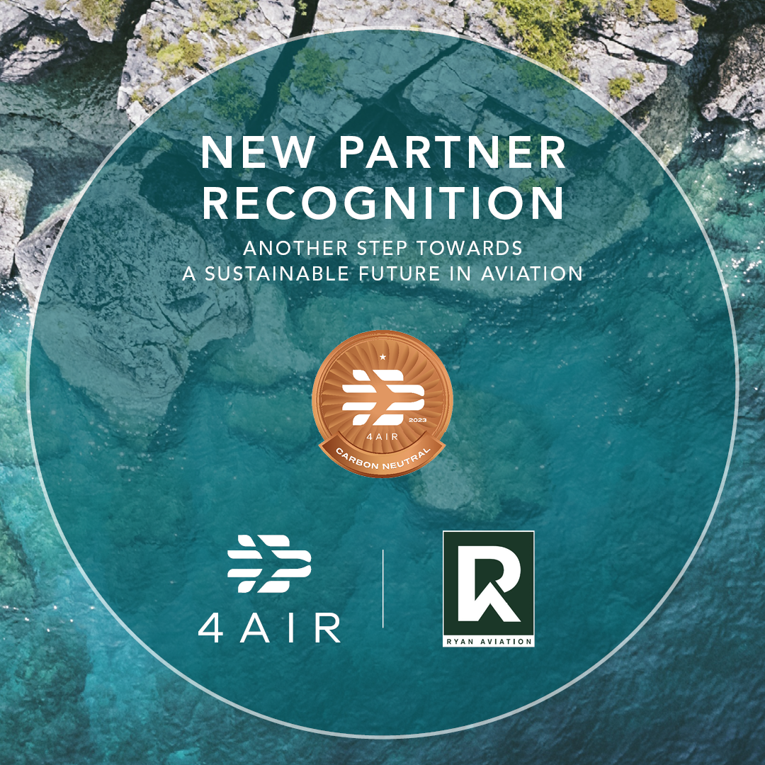 Ryan Aviation Group partners with 4AIR to help offset carbon emissions