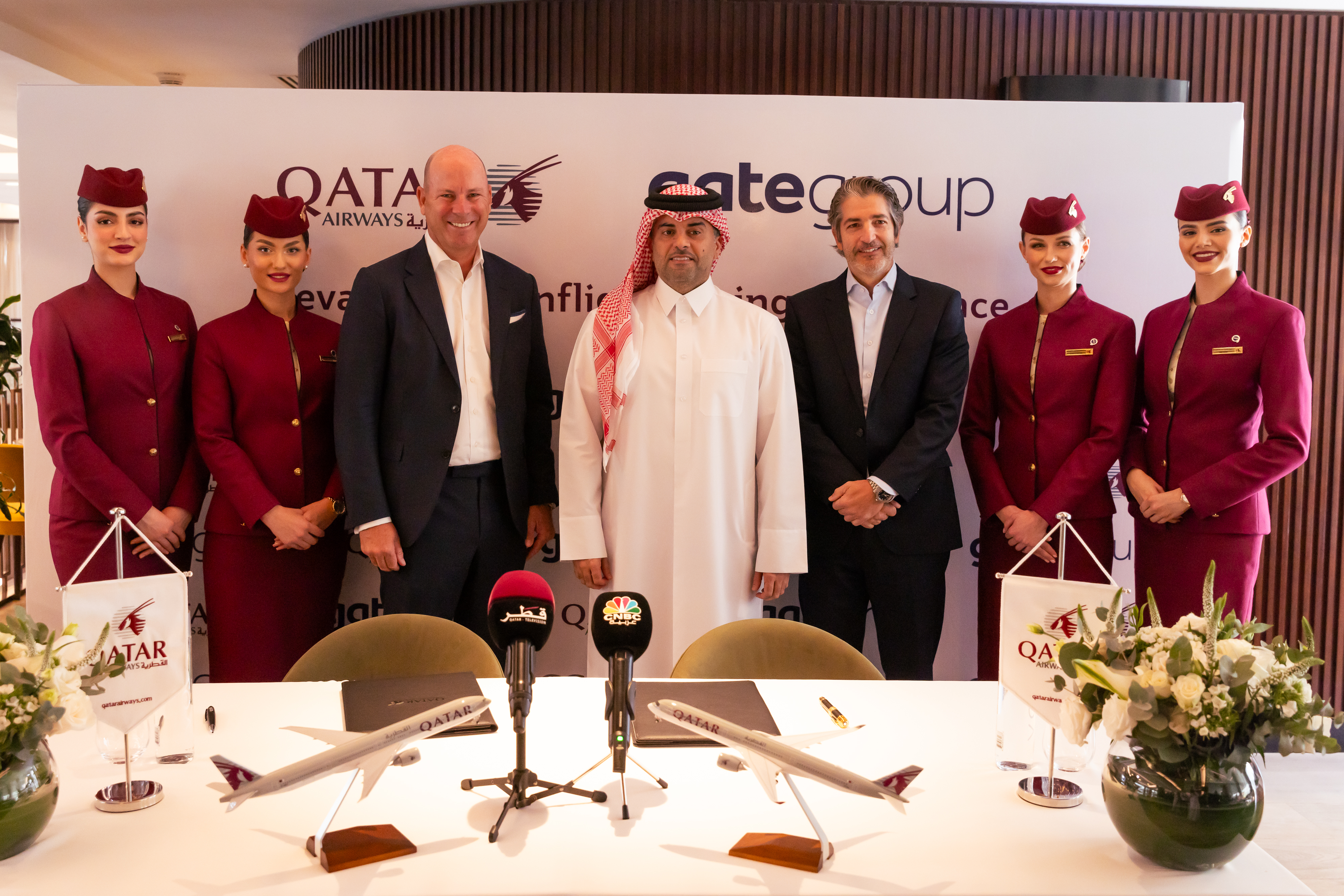  Qatar Airways and gategroup announce new collaboration