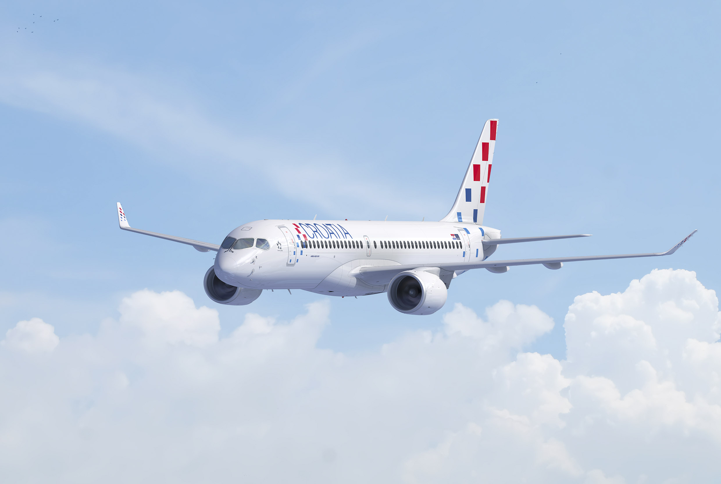 Air Lease delivers first of six new A220 aircraft to Croatia Airlines