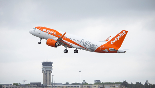 First A320neo delivery with Recaro seats for easyJet