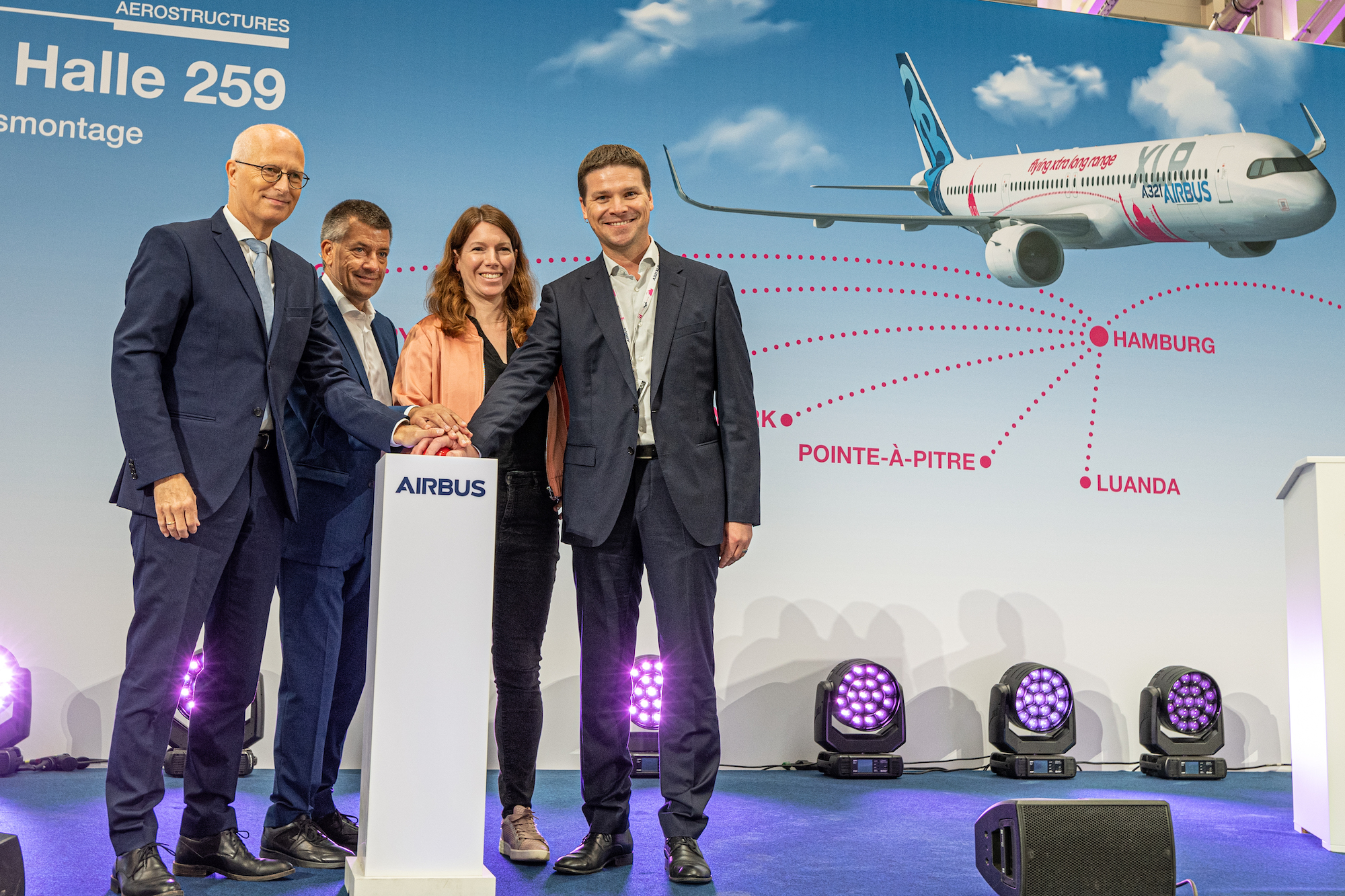 Airbus opens new A321XLR equipment installation hangar in Hamburg 