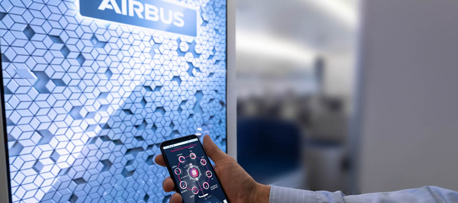 Airbus commences in-flight trials of connected cabin technologies