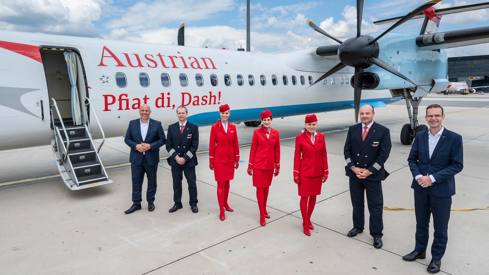 Austrian Airlines bids farewell to the last Dash aircraft