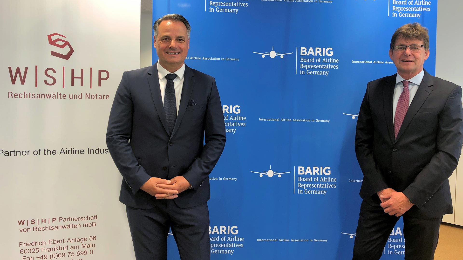 Law firm WSHP Rechtsanwälte und Notare becomes new business partner of BARIG