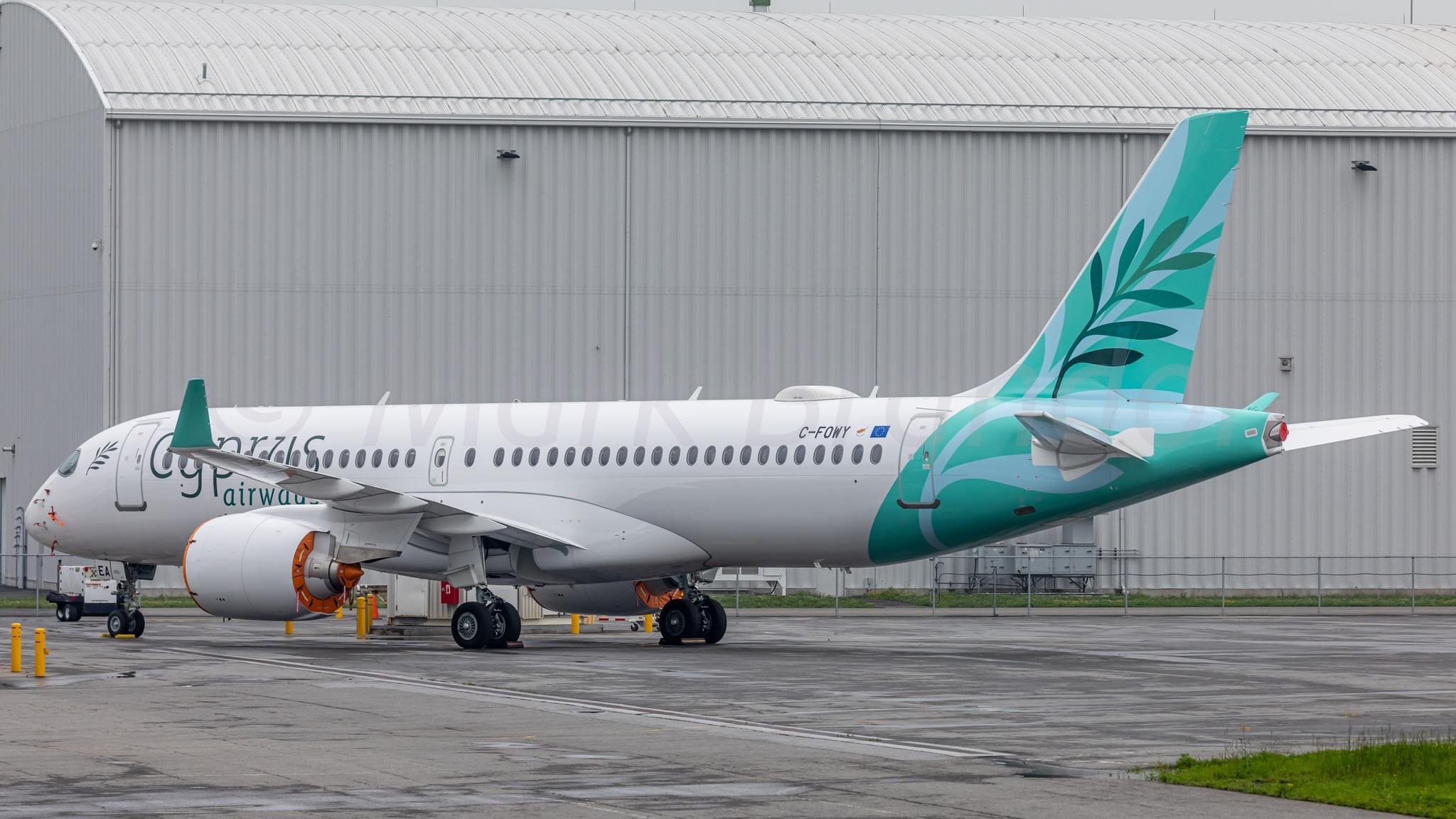 Cyprus Airways commences commercial flights on its first A220-300