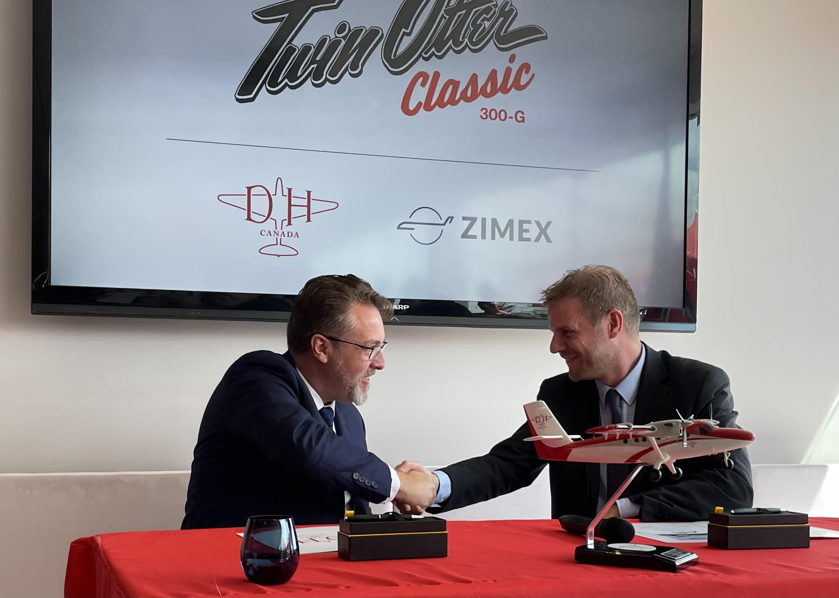 Zimex signs purchase agreement of two new Twin Otter Classic 300-G