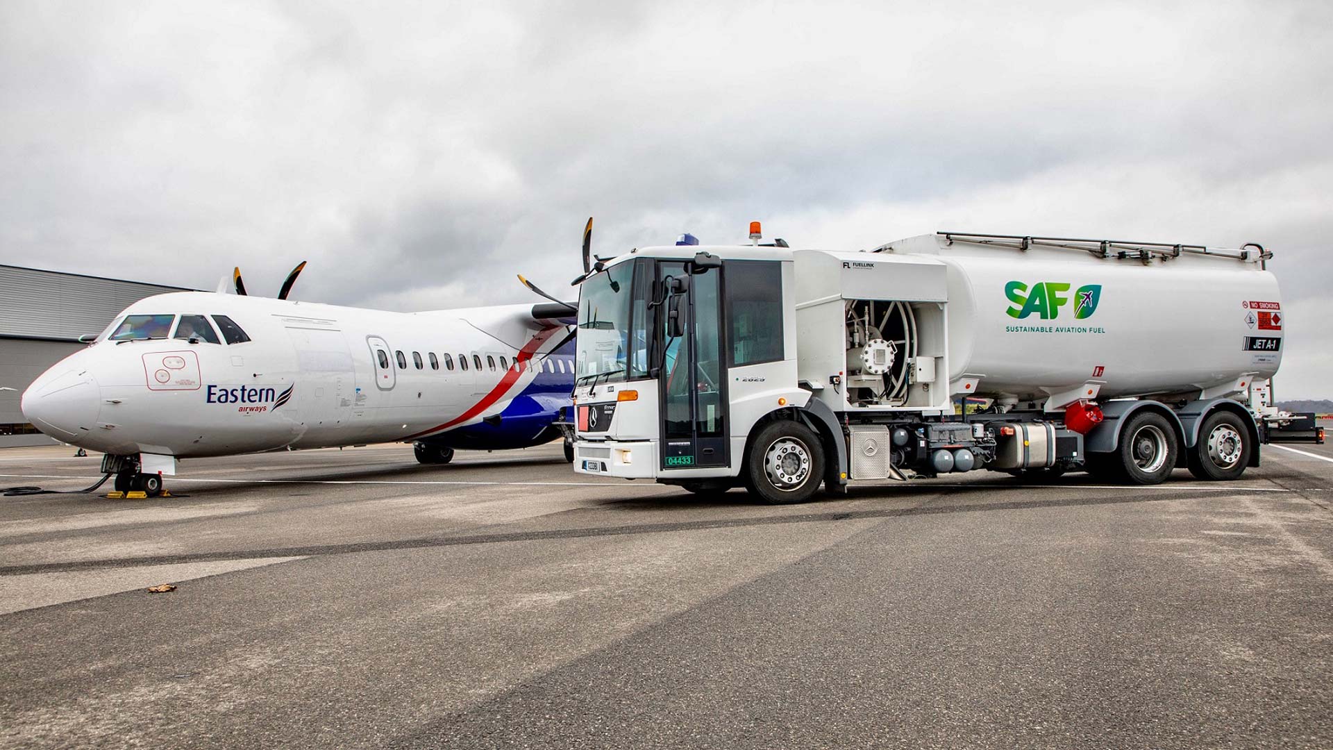 Eastern Airways debuts its Cornwall to London service on SAF