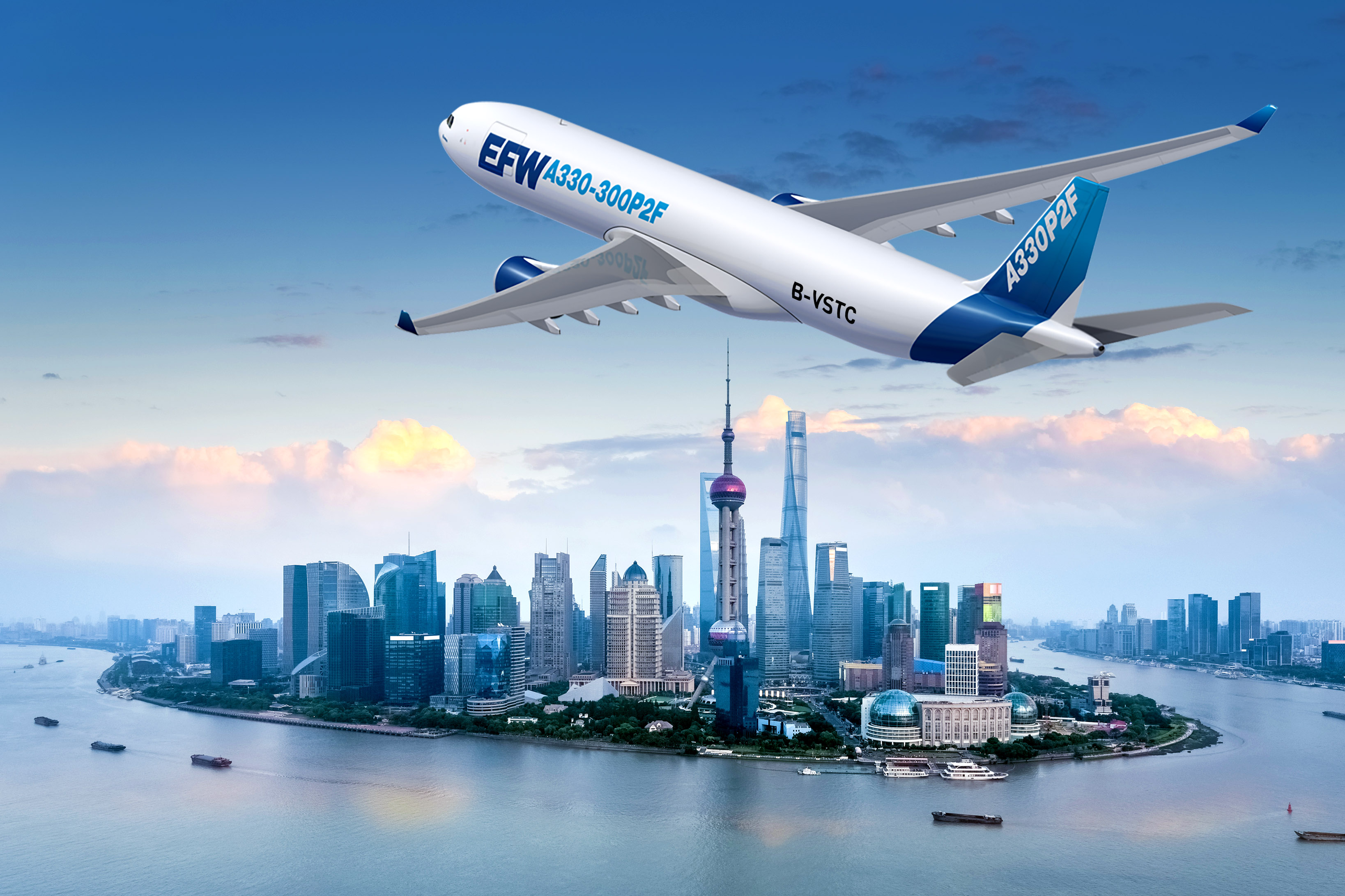 EFW receives Supplement Type Certification from CAAC for A330 P2F conversion program