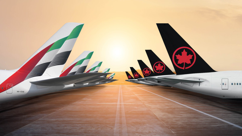 Emirates and Air Canada expand codeshare